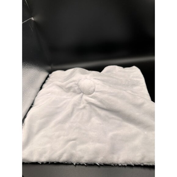 Okie Dokie Panda Plush Baby Security Blanket Lovey Black White Swirl 13” Plush - Picture 7 of 10